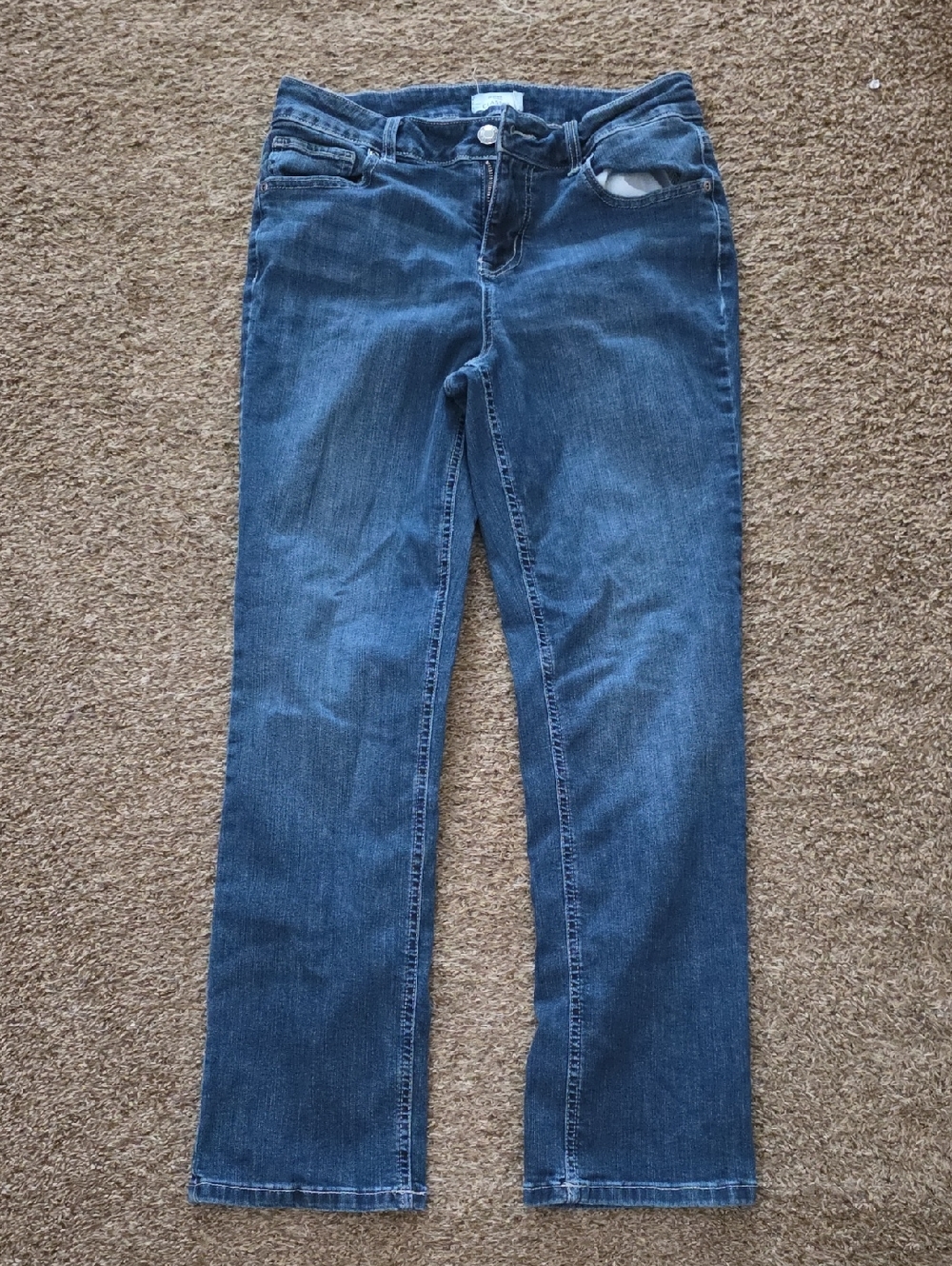 Maurices Straight Leg Blue Denim Jeans